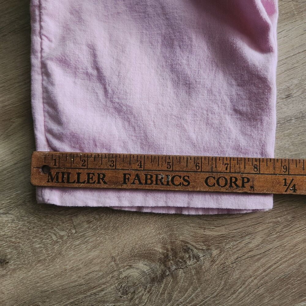 Abercrombie Kids Linen Blend Wide Leg Cotton Gauze Pants Pink Size 13/14 - Picture 9 of 11